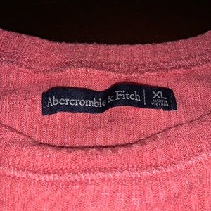 Pink Abercrombie & Fitch Long Sleeve Shirt
